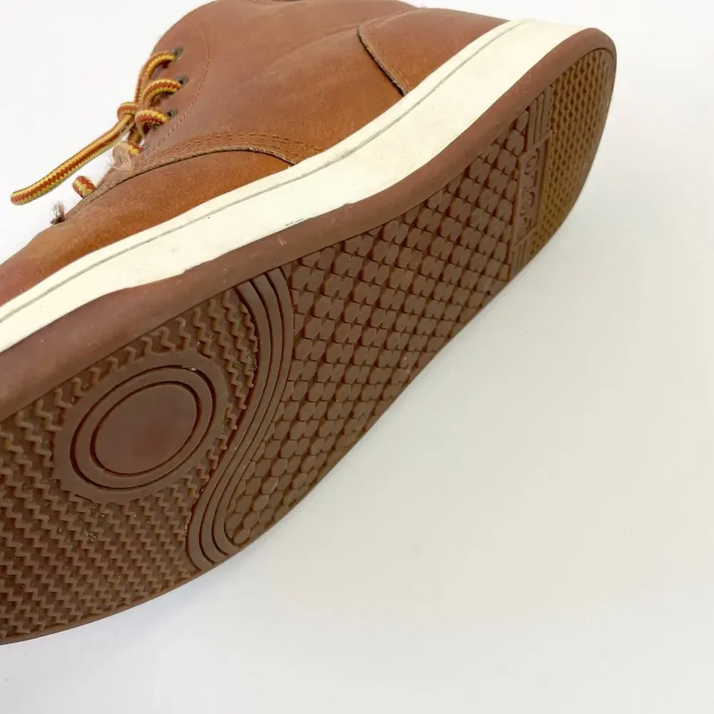 Polo Ralph Lauren Leather Chukka Sneaker Boots Sz 5 Minimalist Rugged‎ Casual